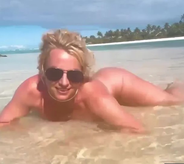 Britney Spears Beach Video