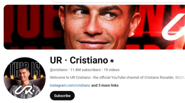 Cristiano Ronaldo YouTube Record Break