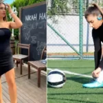 Elif Karaarslan video viral Female ref banned for life over sex tape scandal claims video was made with AI